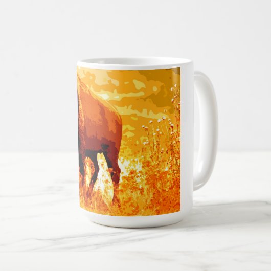 Mug Bison / Buffle (Devant droit)