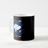Mug Bison de l'État de la fierté du drapeau du Wyoming (Devant gauche)