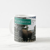 Mug BIson, Entrée Yellowstone, Gardiner, MT (Devant gauche)