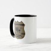 Mug Bison Vintage Parc National de Yellowstone (Devant gauche)