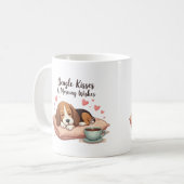 Mug Bisous de Beagle & Vœux du matin (Devant gauche)