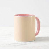 Mug Bisque (couleur solide) (Devant droit)