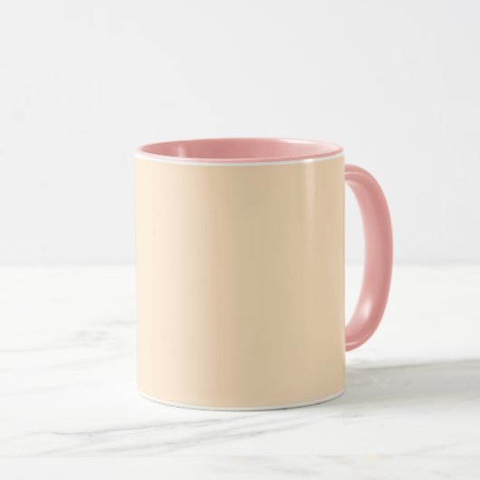 Mug Bisque (couleur solide) (Devant droit)