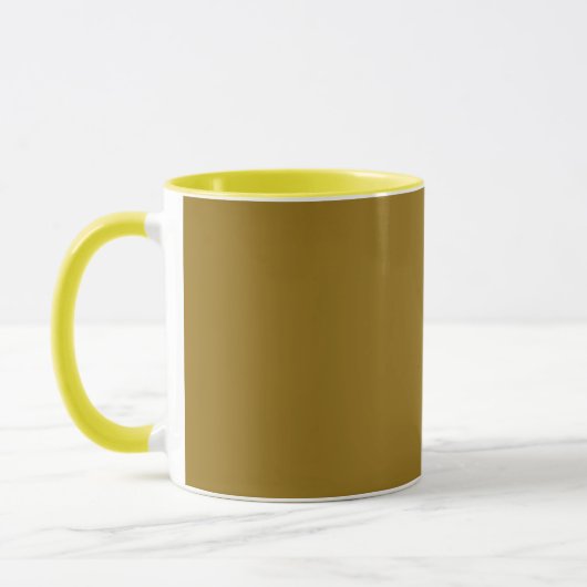 Mug Bister Brown (couleur solide) (Gauche)