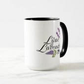 Mug Bistro Lilac et Lavender (Devant droit)