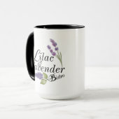Mug Bistro Lilac et Lavender (Devant gauche)