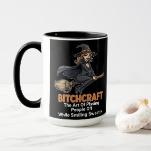 Mug "BITCHCRAFT"   Définition de mot drôle