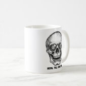 Mug Bitcoin Crypto Hodl Jusqu'À La Fin Du Crâne (Devant droit)