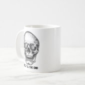 Mug Bitcoin Crypto Hodl Jusqu'À La Fin Du Crâne (Devant gauche)