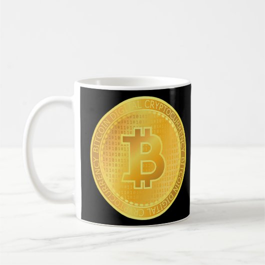 Mug Bitcoin Cryptomonnaie Trader Crypto Blockchain Bt (Gauche)