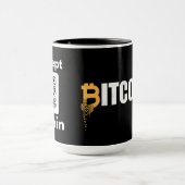 Mug Bitcoin élégant - Btc crypto (Centre)