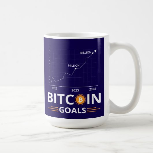 Mug Bitcoin Goals Chart Cryptocurrency Growth (Droite)