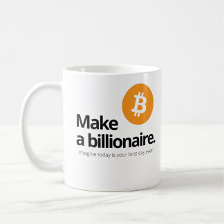 Mug Bitcoin Imaginez le meilleur jour jamais
