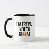 Mug Bitcoin Investisseur J'ESSAIE DE NE PAS GLOTER (Gauche)