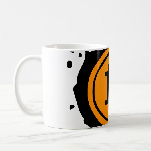 Mug Bitcoin Logo Crypto Devise (Gauche)