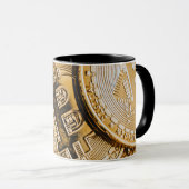 Mug Bitcoin or   (Devant droit)