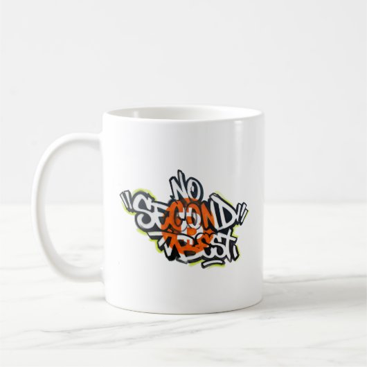 Mug Bitcoin : Pas de Second Meilleur (Style 2) (Gauche)