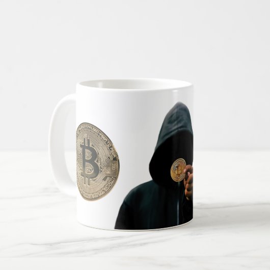 Mug Bitcoin Satoshi (Devant gauche)