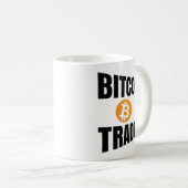 Mug Bitcoin Trader Perspective Texte (Devant droit)