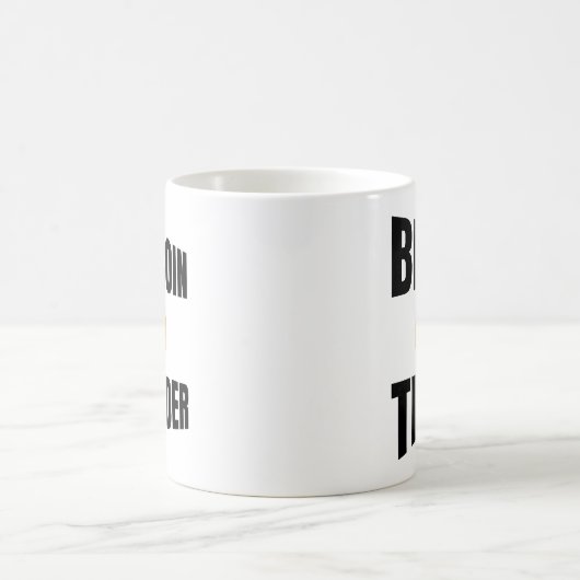 Mug Bitcoin Trader Perspective Texte (Centre)