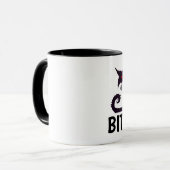 MUG BITE ME, TOGH KITTY CHAT FUNNY CAFÉ MUSIQUE (Devant gauche)