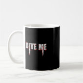 Mug Bite Me Vampire Dents Bloody Halloween (Gauche)