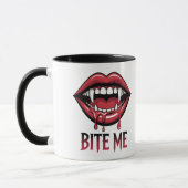 Mug Bite Me Vampire Mouth (Gauche)