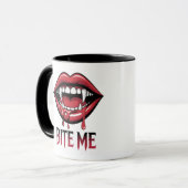 Mug Bite Me Vampire Mouth (Devant gauche)