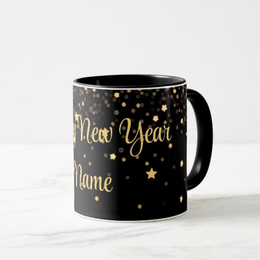 Mug Bites & Bubbly New Years Eve Personalized (Devant droit)