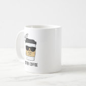 Mug Bitter Café amusant Boire Pun (Devant gauche)