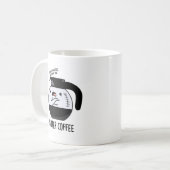 Mug Bitter Café amusant Nourriture Pun (Devant gauche)