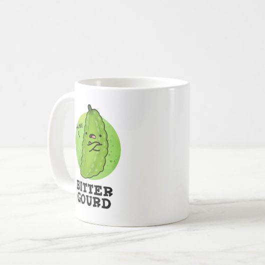 Mug Bitter Gourd Funny Veggie Pun (Devant gauche)
