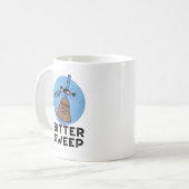 Mug Bitter Sweet Funny Bittersweet Broom Pun (Devant gauche)