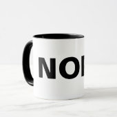 Mug Bizarre de café NOPE (Devant gauche)