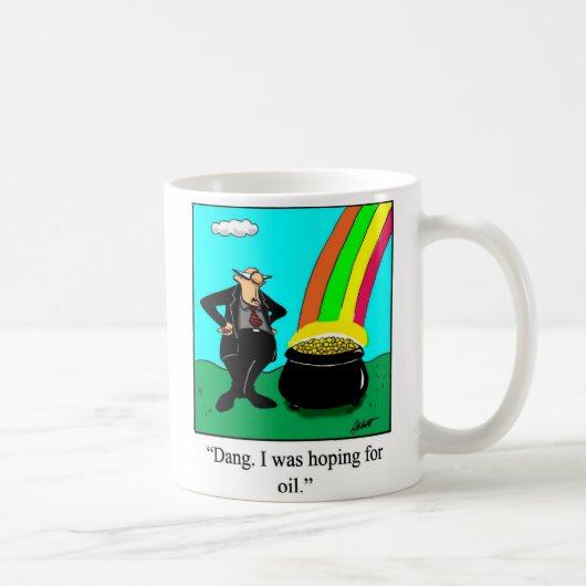 Mug Bizarre de crise du pétrole (Droite)