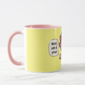 Mug Bizarre Mignon et Fier | Café Drôle (Gauche)