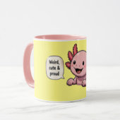 Mug Bizarre Mignon et Fier | Café Drôle (Devant gauche)