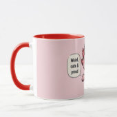 Mug Bizarre Mignon et Fier | Café Drôle (Gauche)