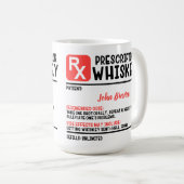 Mug Bizarre prescription de Whiskey (Devant droit)