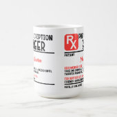 Mug Bizarre prescription médicale personnalisée (Centre)