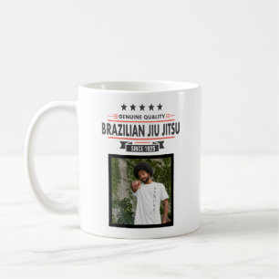 Mug BJJ Black Belt Classé Avec Le Nom Et La Date De Pr
