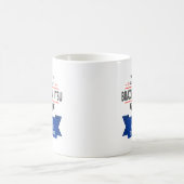 Mug BJJ Blue Belt Classé Avec Le Nom Et La Date De Réc (Centre)