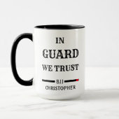 Mug BJJ Brésil Jiu Jitsu Guard Trust Ceinture noire (Gauche)