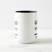 Mug BJJ Brésil Jiu Jitsu Guard Trust Ceinture noire (Centre)