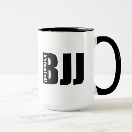 Mug BJJ - Il est comment je roule, attaque (Droite)