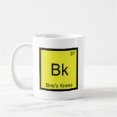 Mug Bk - Bee's Knees Symbole d'élément chimique Bee Te (Gauche)