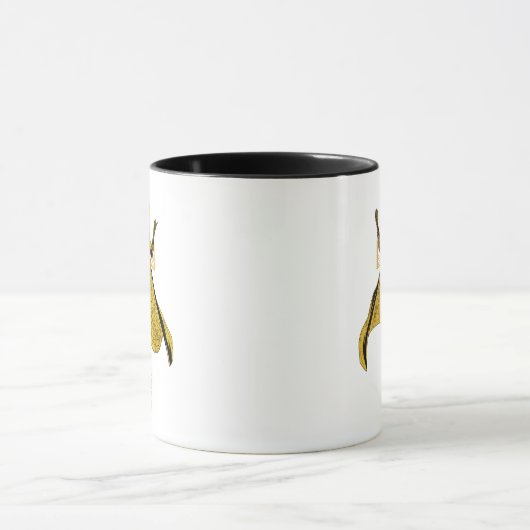 Mug Black Adam | Graphique de caractères de fin de doc (Centre)
