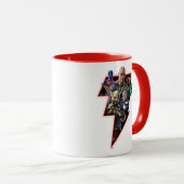 Mug Black Adam Group Lightning Graphic (Devant droit)