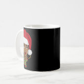 Mug Black African American Père Noël Afro Christmas Me (Devant gauche)