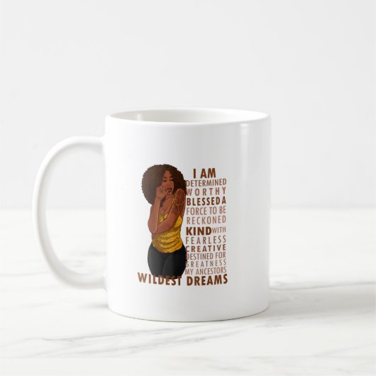 Mug Black Afro Woman (Gauche)